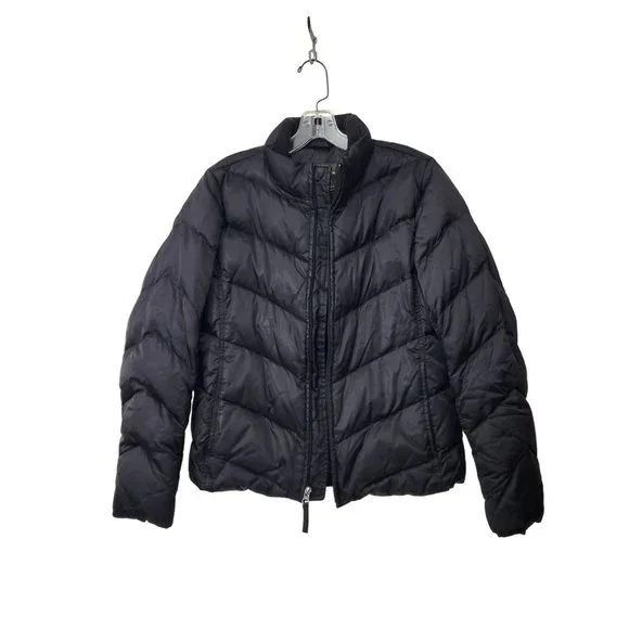 Eddie Bauer Black Goose Down Puffer Jacket - Picture 3 of 4